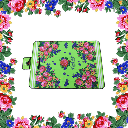 Floral Art Picnic Mat