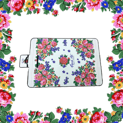 Floral Art Picnic Mat