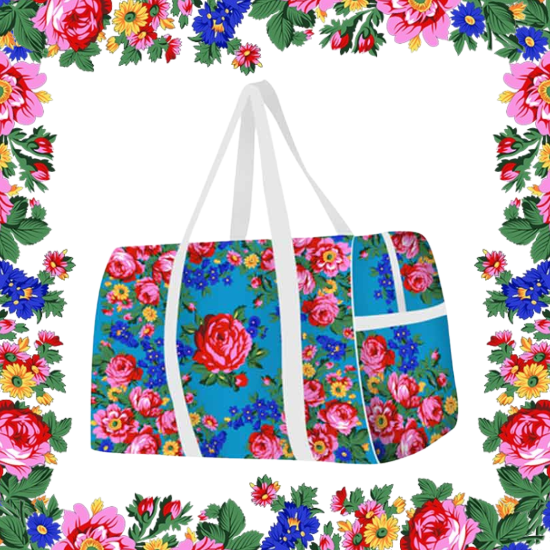 Floral Art Duffle Bag