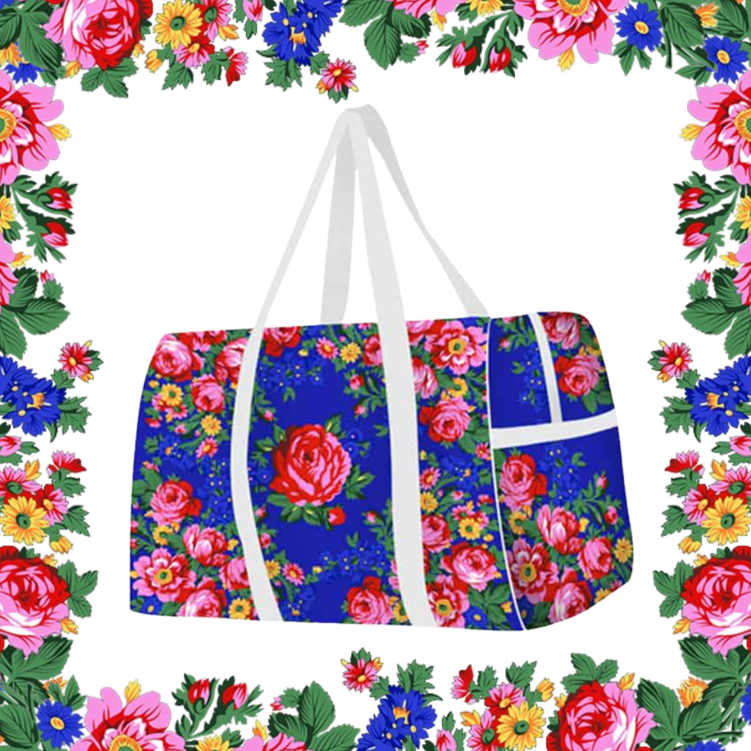 Floral Art Duffle Bag