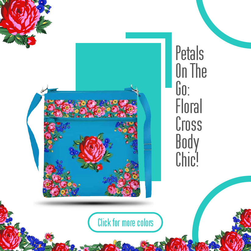 Kokum Floral Art Crossbody Bag