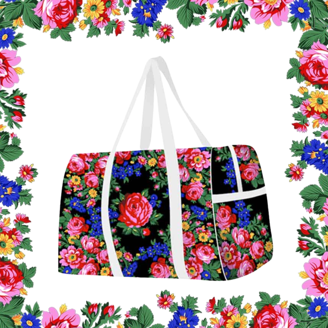 Floral Art Duffle Bag