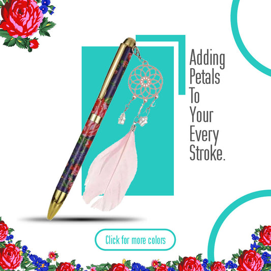 Stylo d’art floral