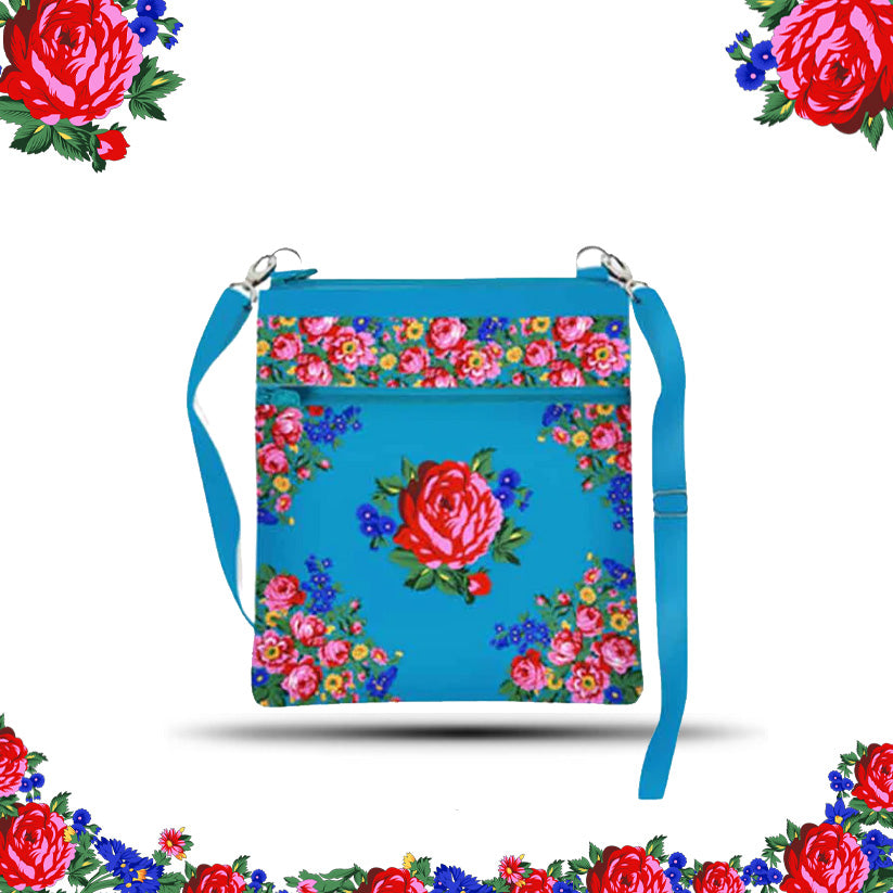 Kokum Floral Art Crossbody Bag