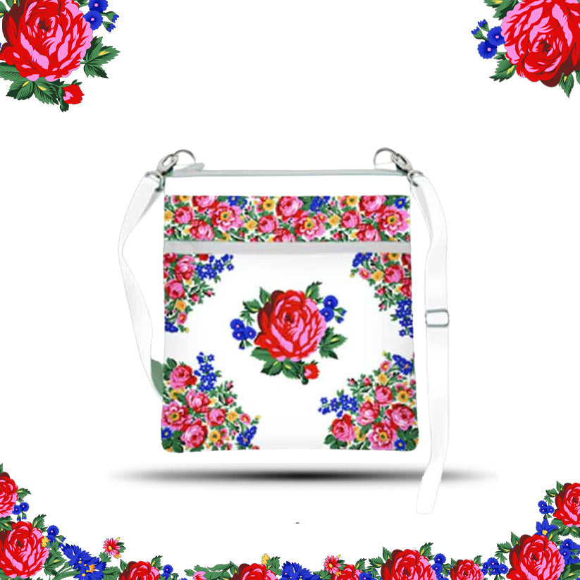 Kokum Floral Art Crossbody Bag