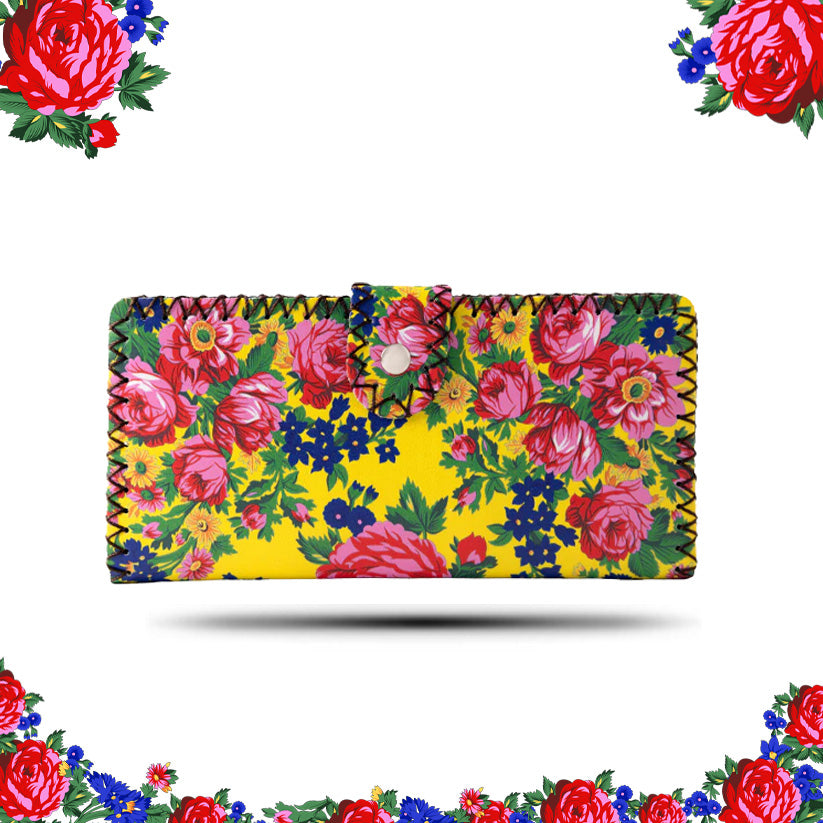 Kokum Floral Art Ladies Wallet