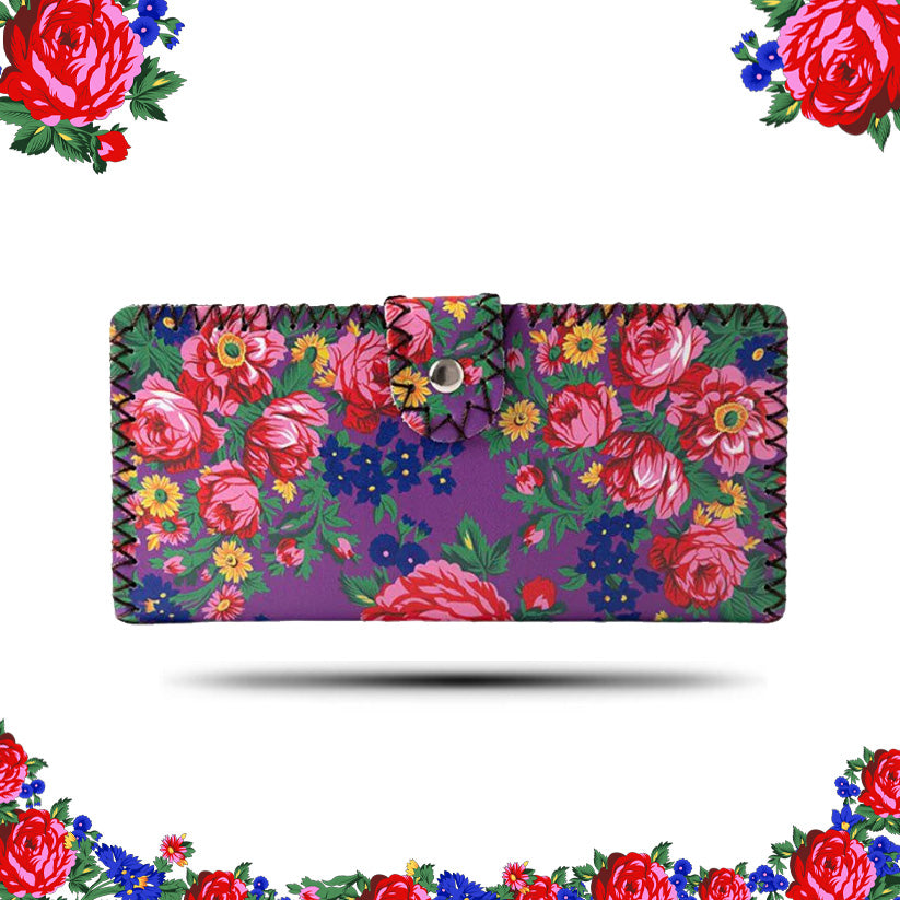 Kokum Floral Art Ladies Wallet