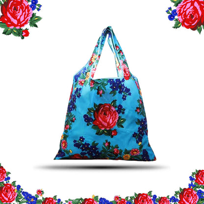 Kokum Floral Art Reusable Shopping Tote Bag