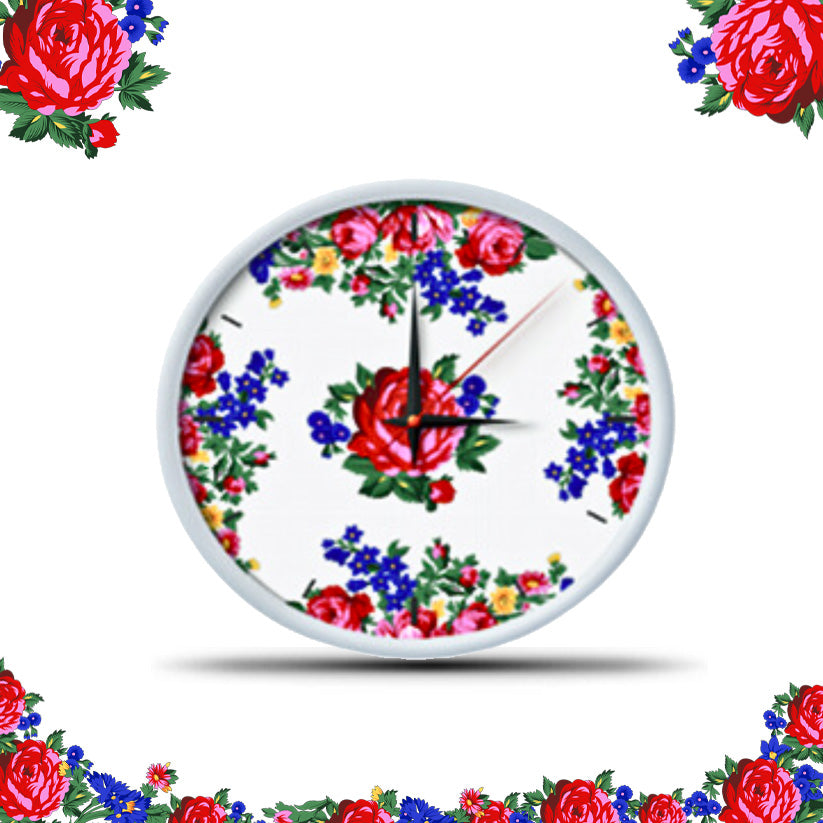 Kokum Floral Art Wall Clock